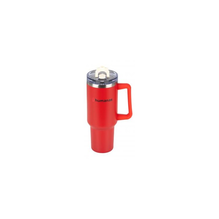 Kubek termiczny Humanas Viva 1200 ml - czerwony