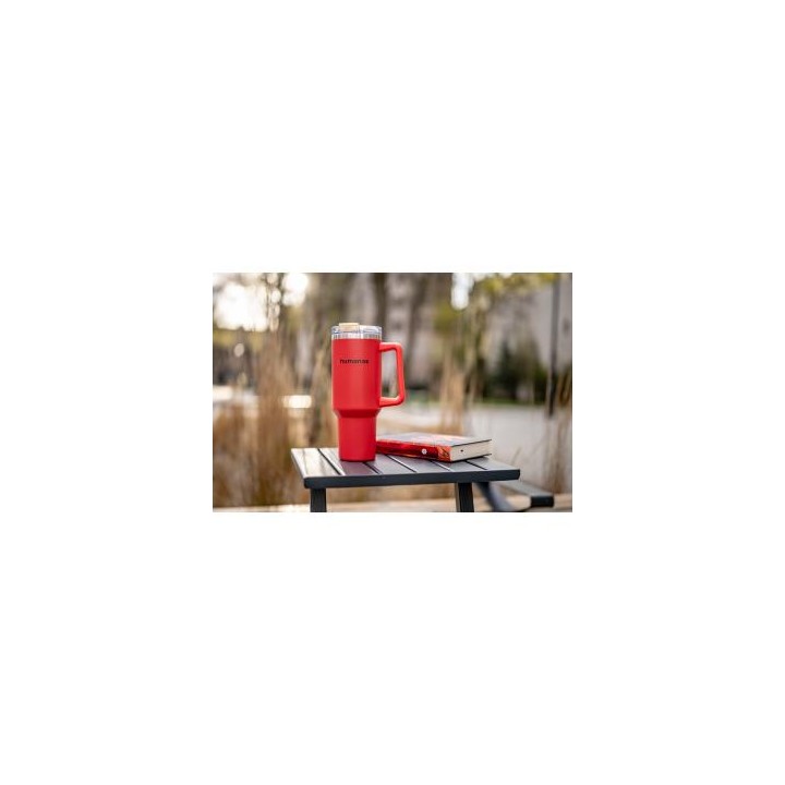 Kubek termiczny Humanas Viva 1200 ml - czerwony