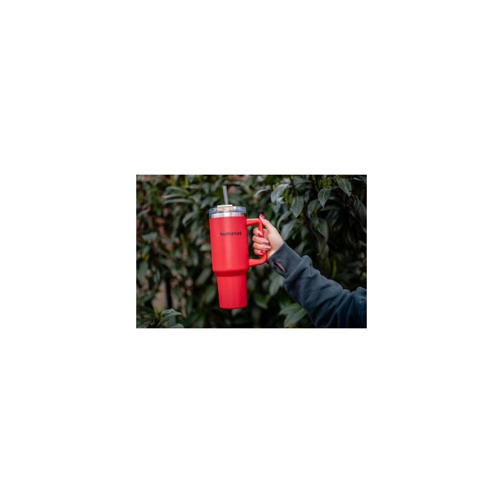 Kubek termiczny Humanas Viva 1200 ml - czerwony