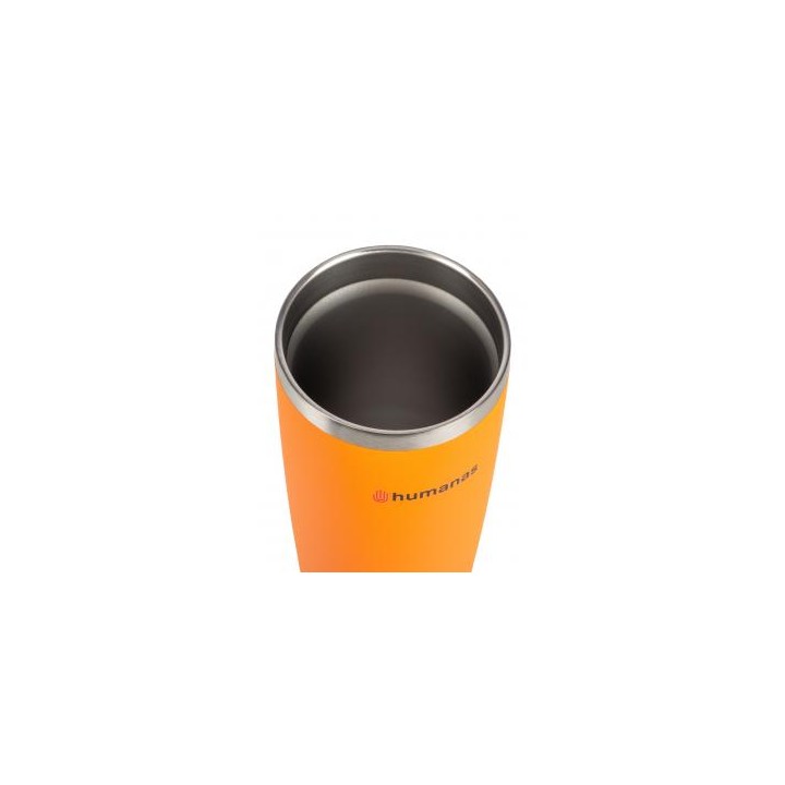 Kubek termiczny Humanas Fluo 600 ml - pomarańczowy