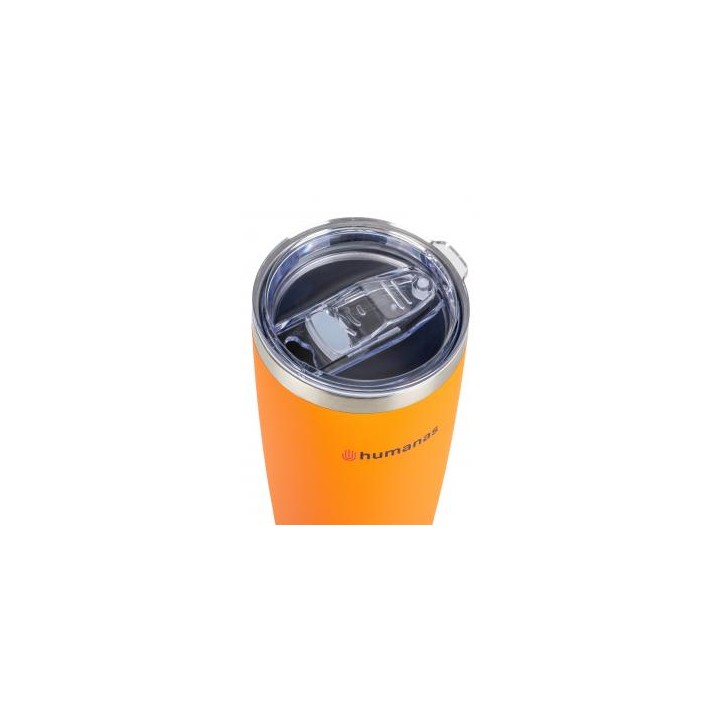 Kubek termiczny Humanas Fluo 600 ml - pomarańczowy