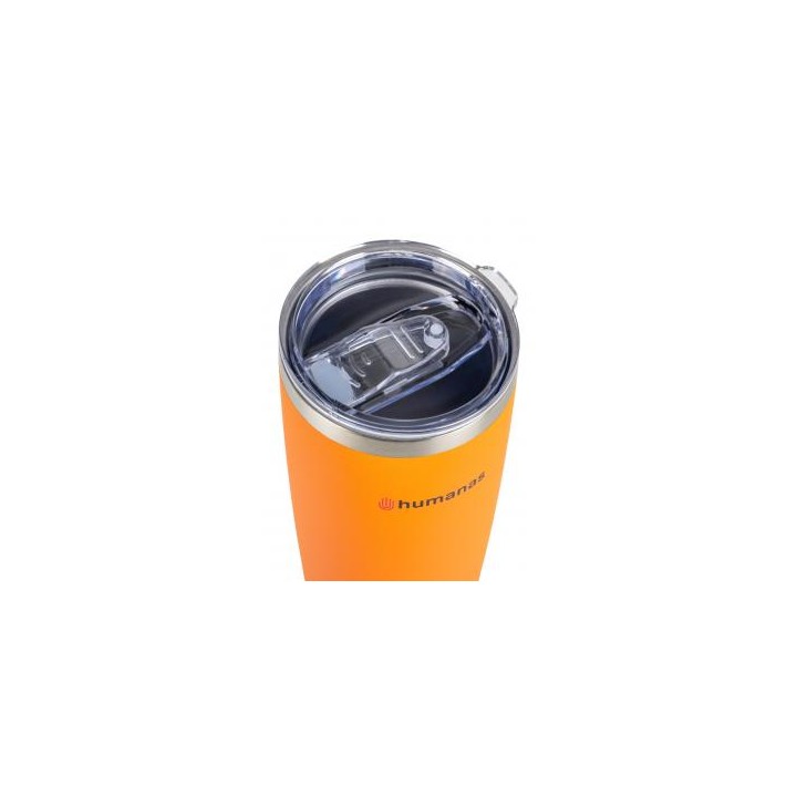 Kubek termiczny Humanas Fluo 600 ml - pomarańczowy