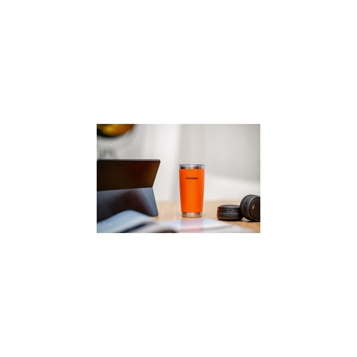 Kubek termiczny Humanas Fluo 600 ml - pomarańczowy