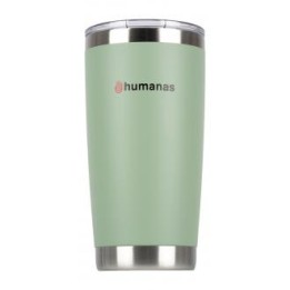 Kubek termiczny Humanas Fluo 600 ml - zielony