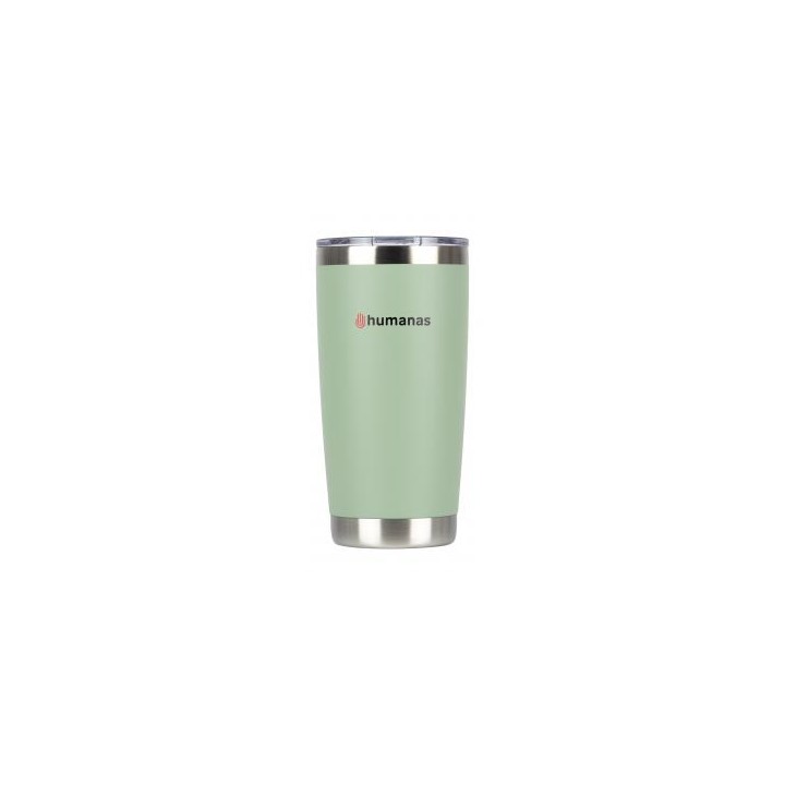 Kubek termiczny Humanas Fluo 600 ml - zielony