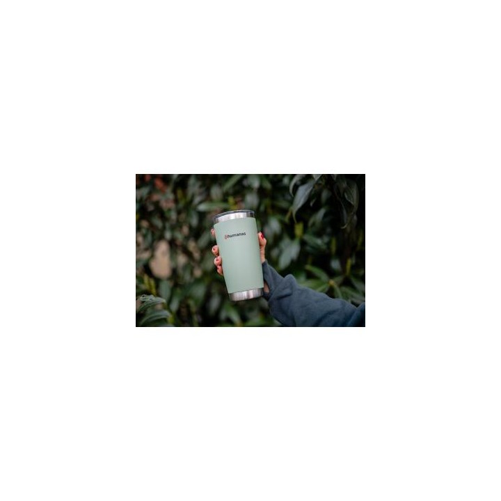 Kubek termiczny Humanas Fluo 600 ml - zielony