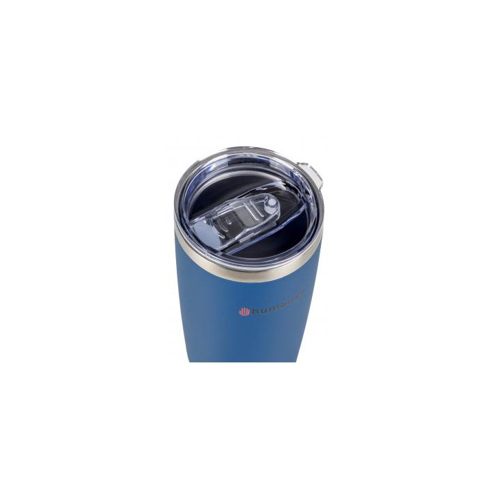 Kubek termiczny Humanas Fluo 600 ml - niebieski