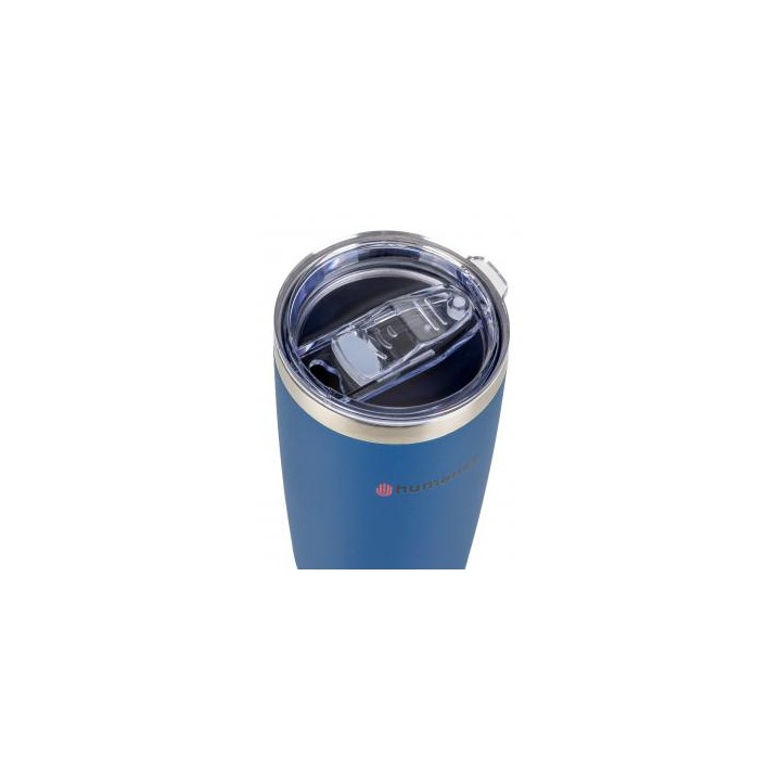 Kubek termiczny Humanas Fluo 600 ml - niebieski