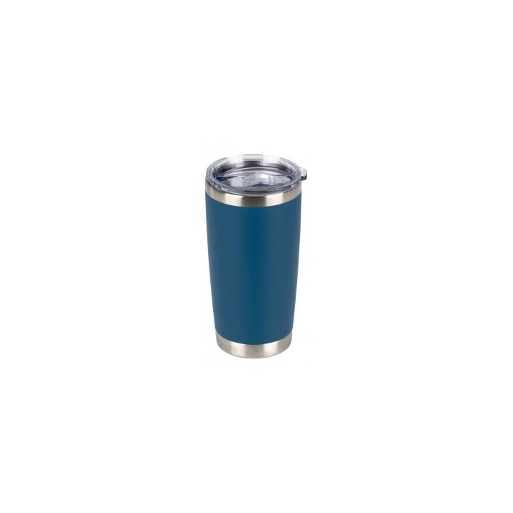 Kubek termiczny Humanas Fluo 600 ml - niebieski