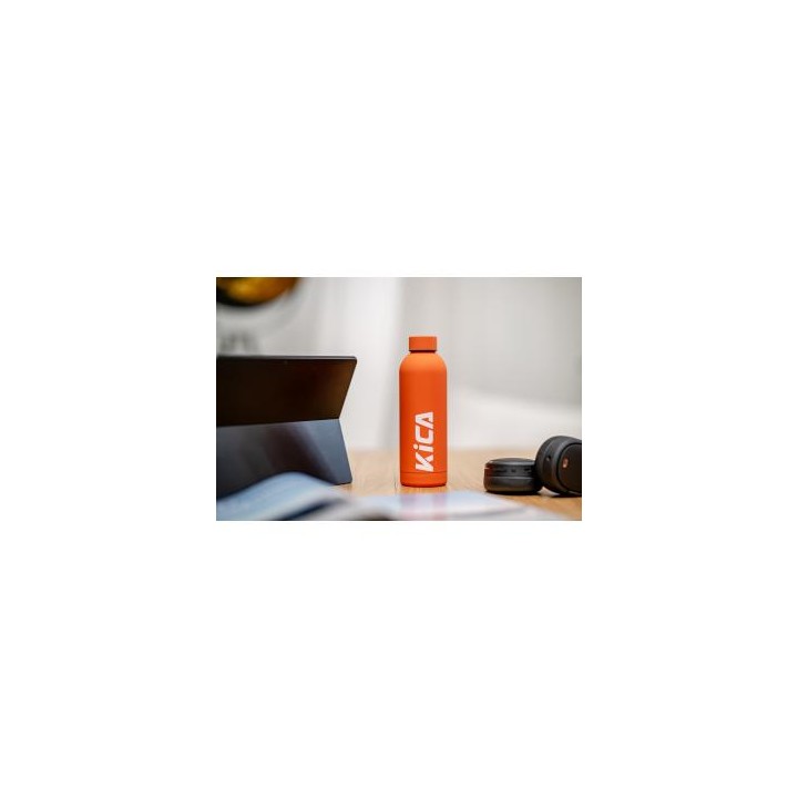 Butelka stalowa KiCA Active 500 ml - pomarańczowa