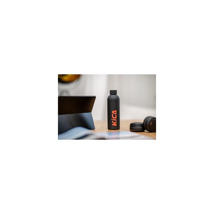 Butelka stalowa KiCA Active 500 ml - czarna