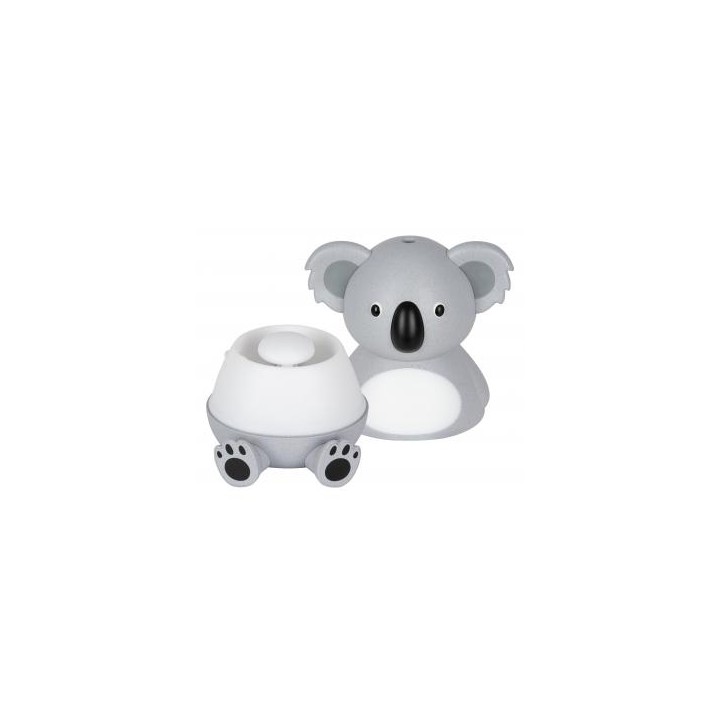 Dyfuzor olejków, aromatyzer zapachowy dla dzieci Humanas Dream Koala - szary