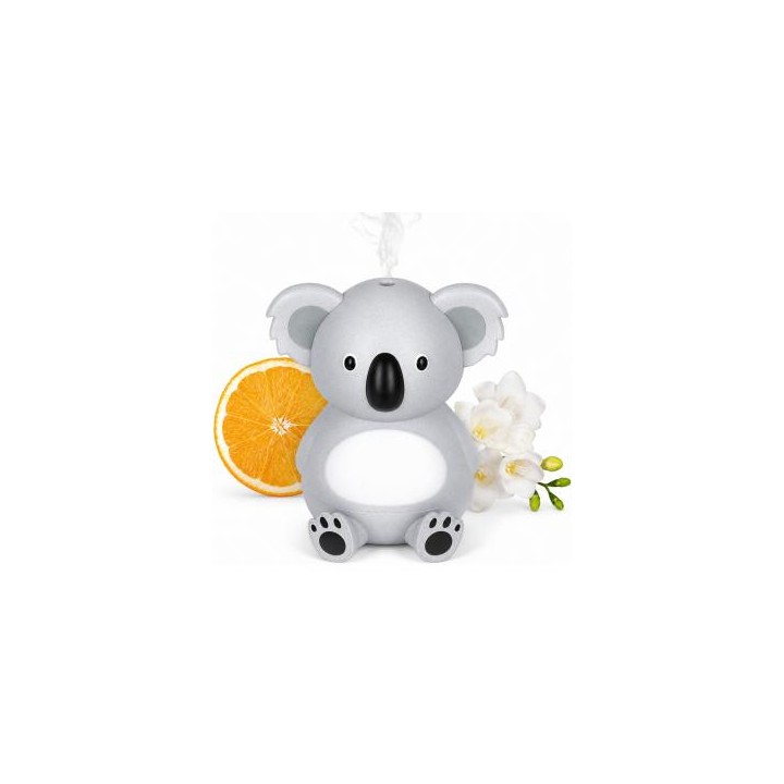 Dyfuzor olejków, aromatyzer zapachowy dla dzieci Humanas Dream Koala - szary