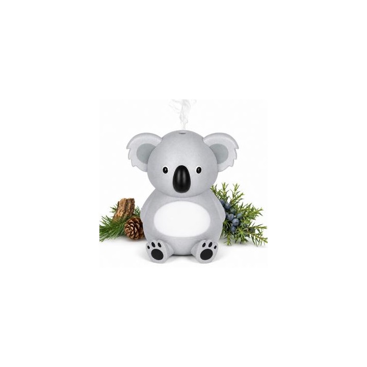 Dyfuzor olejków, aromatyzer zapachowy dla dzieci Humanas Dream Koala - szary