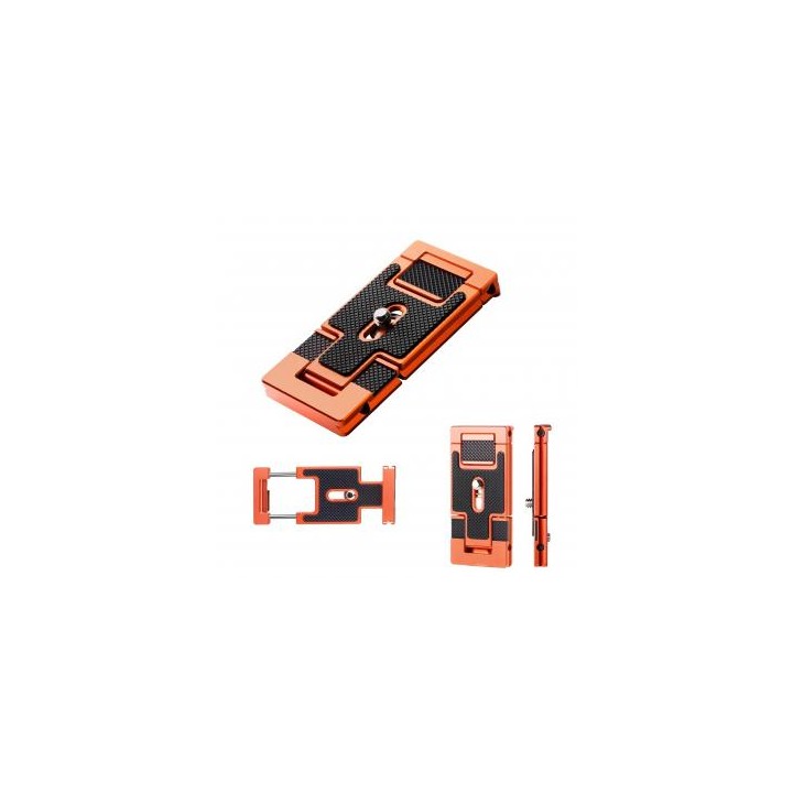 Płytka szybkiego montażu K&F Concept CA02 Arca-Swiss z uchwytem na telefon