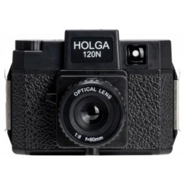 Aparat analogowy Holga 120N - czarny