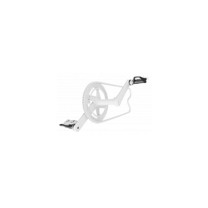 Pedały rowerowe Magene P715 S z miernikiem mocy SPD-SL - srebrne
