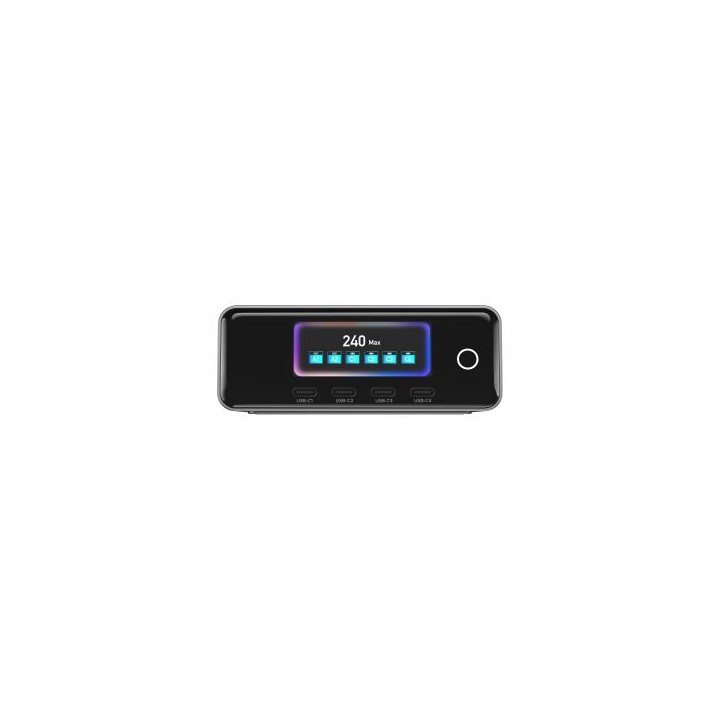 Ładowarka sieciowa Newell GaN 240 W TFT - EU