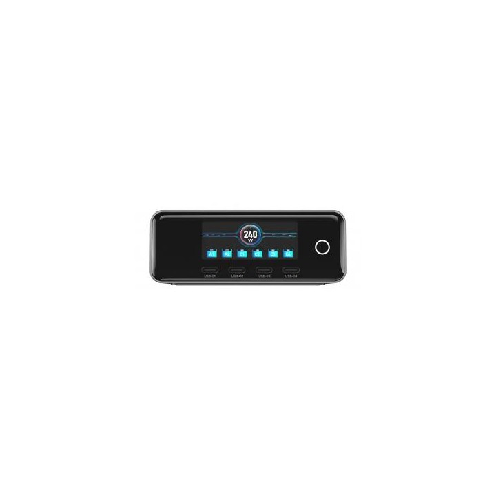 Ładowarka sieciowa Newell GaN 240 W TFT - EU