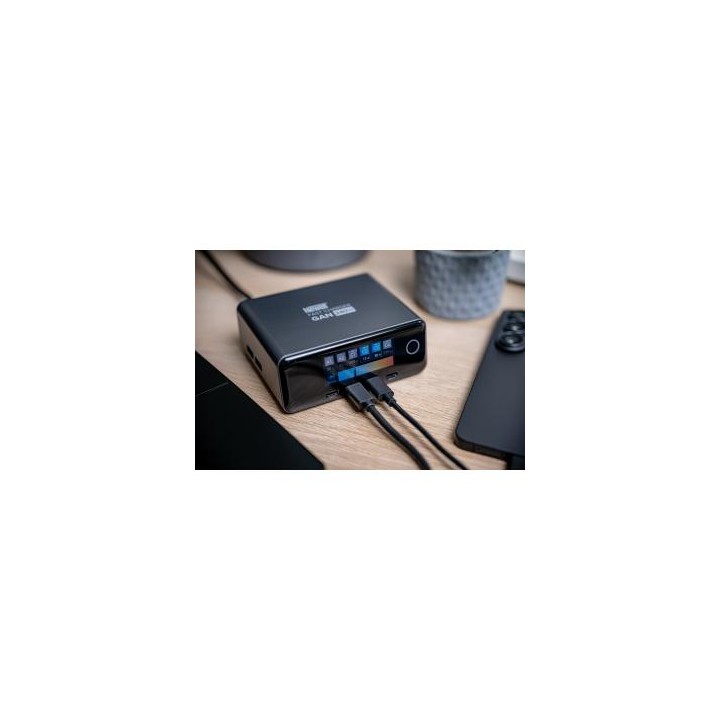 Ładowarka sieciowa Newell GaN 240 W TFT - EU