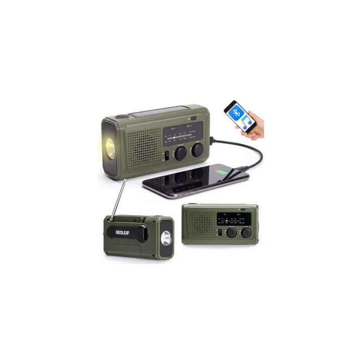 Radio przenośne Redleaf Nomad RF02 4500 mAh - zielone