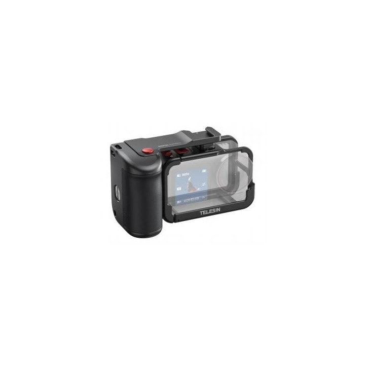 Ramka montażowa z gripem Telesin S6-FMS-22-TDJ do kamer DJI Osmo Action 3 / 4 / 5 Pro