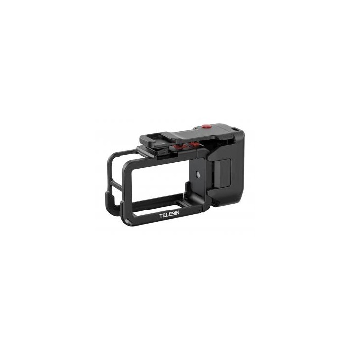 Ramka montażowa z gripem Telesin S6-FMS-22-TDJ do kamer DJI Osmo Action 3 / 4 / 5 Pro