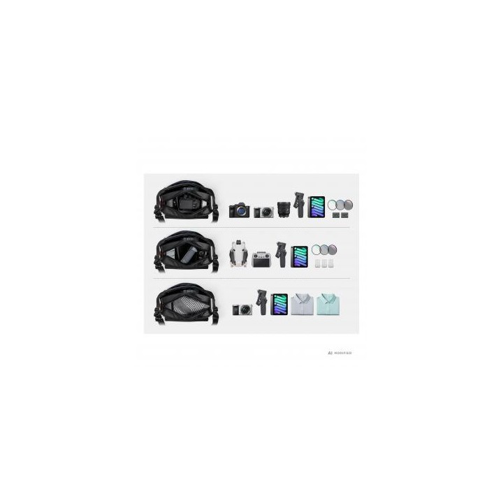 Torba fotograficzna K&F Concept Urban Wander 14 Sling Bag 10 l - czarna
