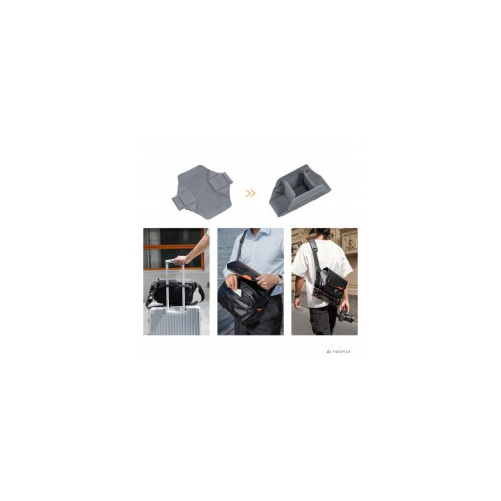 Torba fotograficzna K&F Concept Urban Wander 14 Sling Bag 10 l - czarna