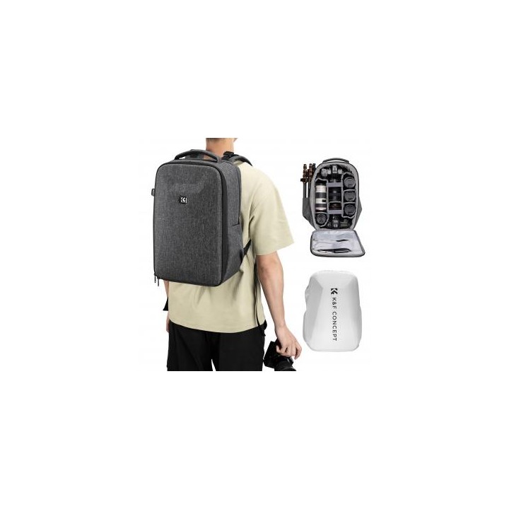 Plecak fotograficzny K&F Concept Nature Wander 10 22 l - szary