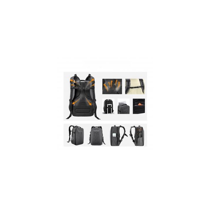Plecak fotograficzny K&F Concept Nature Wander 10 22 l - szary