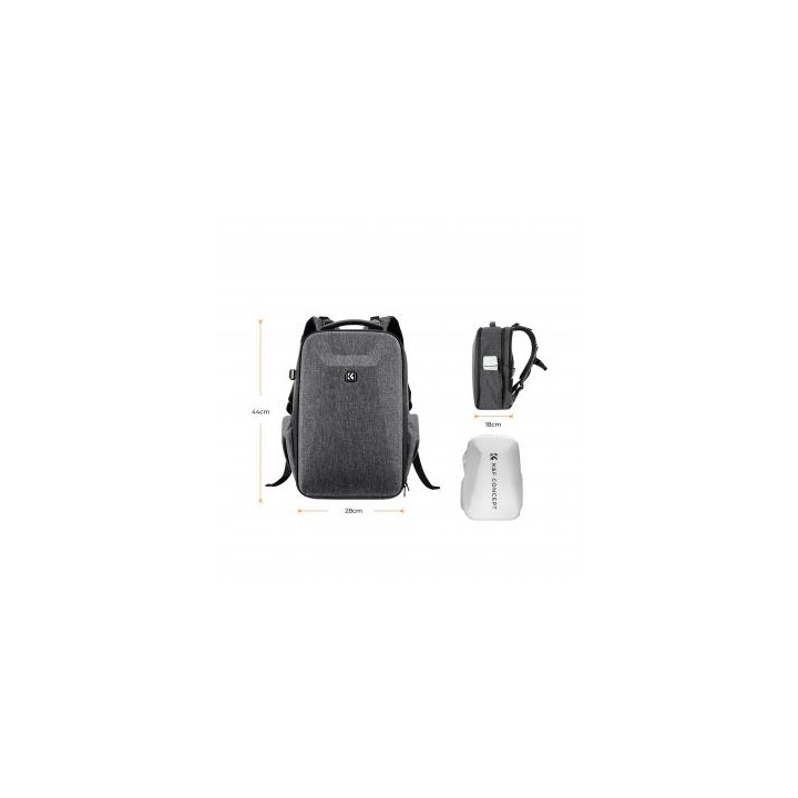 Plecak fotograficzny K&F Concept Nature Wander 10 22 l - szary