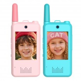 Krótkofalówka video Redleaf walkie-talkie XJ18 - niebieska, różowa